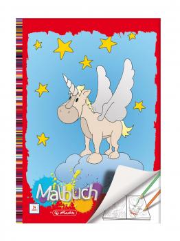 Herlitz Malbuch / 24 Seiten / "Einhorn"