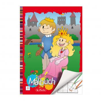 Herlitz Malbuch / 24 Seiten / "Prinzenpaar"