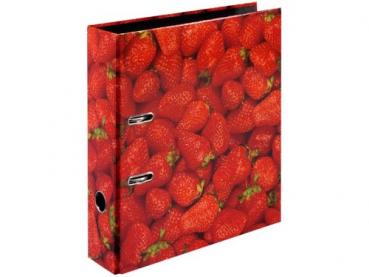 Herlitz Motivordner / DIN A4 / 80mm breit / "Erdbeere"