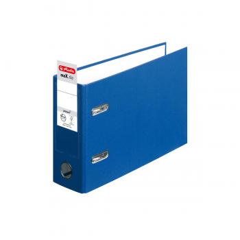 Herlitz Ordner / quer / DIN A5 / 80mm breit / Farbe: blau