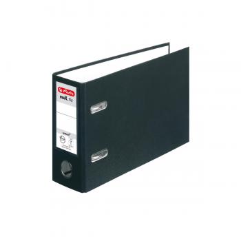 Herlitz Ordner / quer / DIN A5 / 80mm breit / Farbe: schwarz