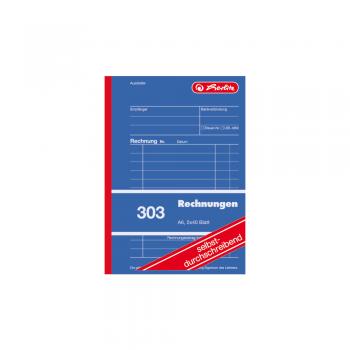 Herlitz Rechnungsbuch 303 / A6 / 2x 40 Blatt / selbstdurchschreibend