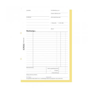 Herlitz Rechnungsbuch 305 / A5 / 2x 40 Blatt / selbstdurchschreibend