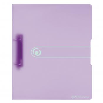 Herlitz Ringbuch / DIN A4 / 2-Ringmechanik / PP / 38mm / transparent flieder