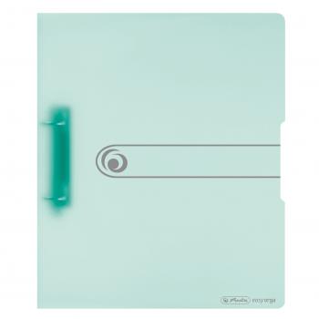 Herlitz Ringbuch / DIN A4 / 2-Ringmechanik / PP / 38mm / transparent minze