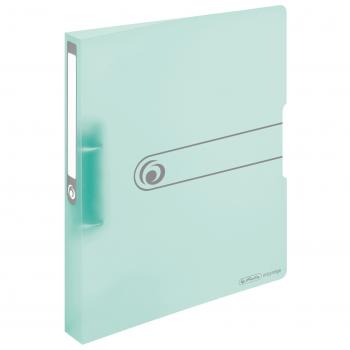 Herlitz Ringbuch / DIN A4 / 2-Ringmechanik / PP / 38mm / transparent minze