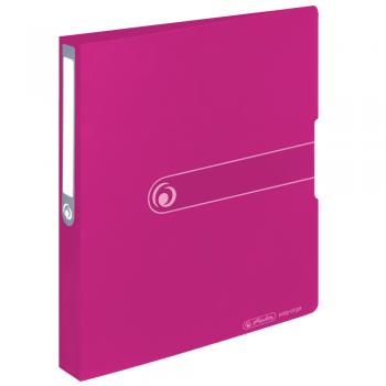 Herlitz Ringbuch / DIN A4 / 25mm Füllhöhe / aus PP / Farbe: opak beere