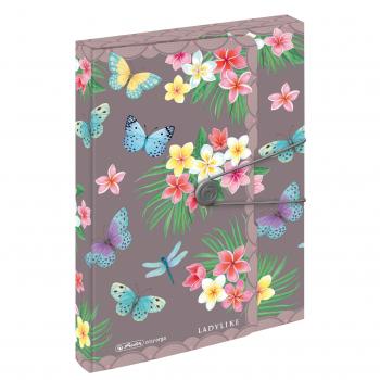 Herlitz Sammelbox / Heftbox / DIN A4 / "LadyLike Butterflies"