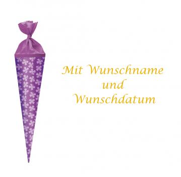 Herlitz Schultüte mit gold gefärbter Gravur / Zuckertüte / Länge: 35cm / rund