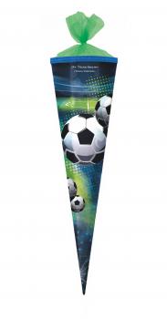 Herlitz Schultüte mit Gravur / Zuckertüte / 85cm / eckig / "Fußball"