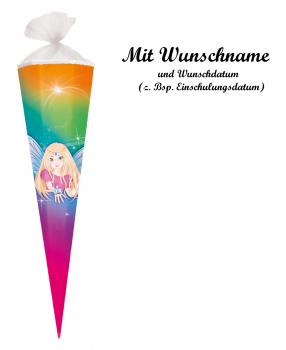 Herlitz Schultüte mit Namensgravur - Zuckertüte - 85cm - eckig - "Fee"