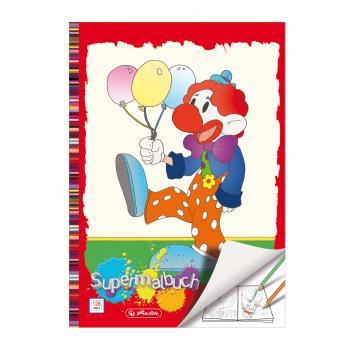 Herlitz Super-Malbuch / 128 Seiten / "Clown"