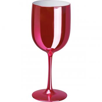Hochglänzender Trinkkelch / aus Kunststoff / 460 ml / Farbe: pink