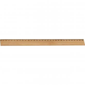 Holz-Lineal aus Bambus mit Namensgravur - Länge: 30cm