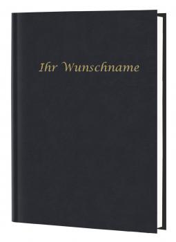 Idena Buchkalender mit Gravur / Chefkalender 2023 / Farbe: schwarz