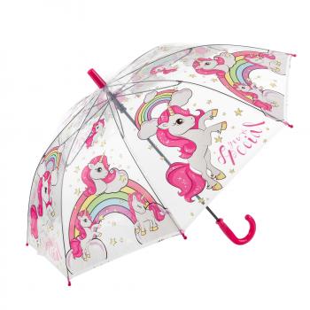 Kinder Regenschirm / Ø83x66cm / "Einhorn"