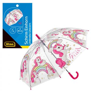 Kinder Regenschirm / Ø83x66cm / "Einhorn"