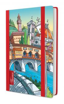 Kladde / Notizbuch / ca. A7 / 100 Blatt / liniert / 70g/m² / "Florence"