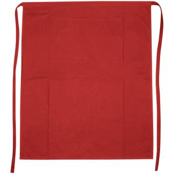 Kochschürze / Küchenschürze / Größe: ca. 71 x 86 cm / Farbe: rot