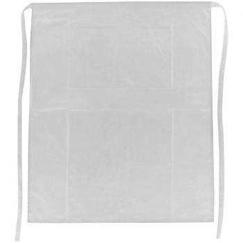 Kochschürze / Küchenschürze / Größe: ca. 71 x 86 cm / Farbe: weiß