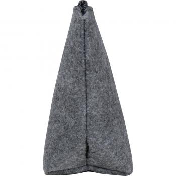 Kosmetiktasche / Kulturtasche / aus RPET / Farbe: grau