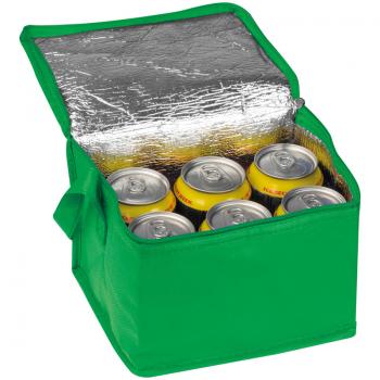 Kühltasche für 6 Dosen à 0,33l / Farbe: grün