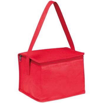 Kühltasche für 6 Dosen à 0,33l / Farbe: rot