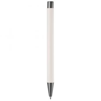 Kugelschreiber / aus Metall / mit Soft-Touch / Farbe: weiß