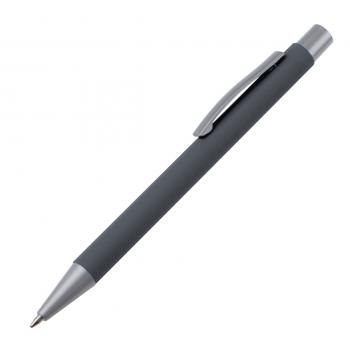 Kugelschreiber / aus Metall mit rubber finish Oberfläche / Farbe: anthrazit