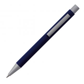 Kugelschreiber / aus Metall mit rubber finish Oberfläche / Farbe: dunkelblau