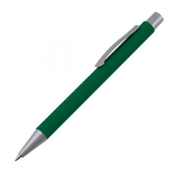 Kugelschreiber / aus Metall mit rubber finish Oberfläche / Farbe: grün