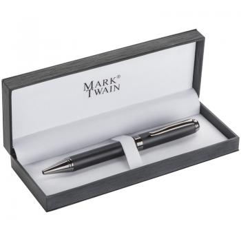 Kugelschreiber "Mark Twain" mit Namensgravur - mit verchromten Applikationen