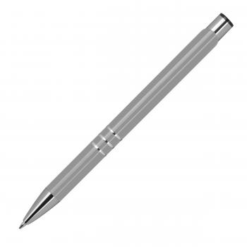 Kugelschreiber aus Metall / vollfarbig lackiert / Farbe: grau (matt)