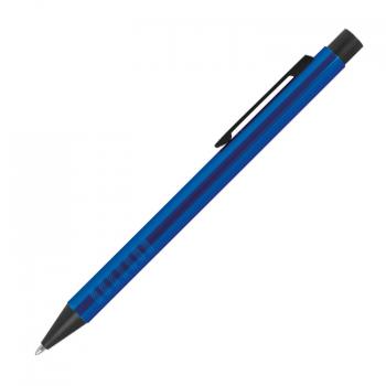 Kugelschreiber aus Metall mit Namensgravur - Farbe: blau