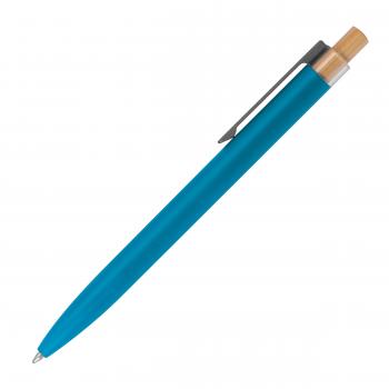 Kugelschreiber aus recyceltem Aluminium / Farbe: hellblau