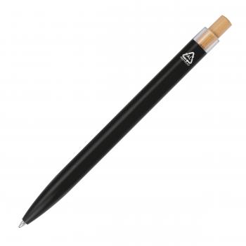 Kugelschreiber aus recyceltem Aluminium / Farbe: schwarz