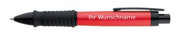 Kugelschreiber mit Gravur / aus Aluminium / Farbe: metallic rot