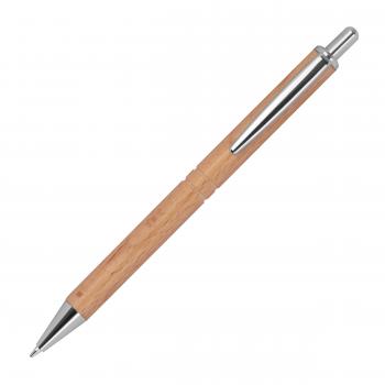 Kugelschreiber mit Gravur / aus Buchenholz
