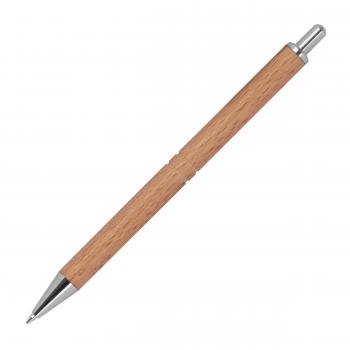 Kugelschreiber mit Gravur / aus Buchenholz