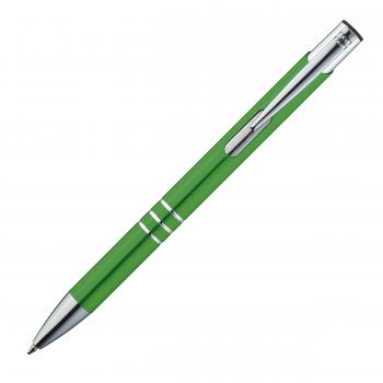 Kugelschreiber mit Gravur / Schreibfarbe = Kugelschreiberfarbe / Farbe: grün