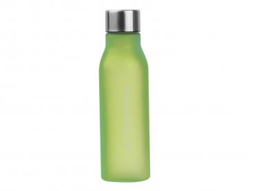 Kunststoff Trinkflasche mit Gravur / 0,55l / Farbe: apfelgrün