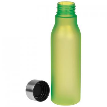 Kunststoff Trinkflasche mit Namensgravur - 0,55l - Farbe: apfelgrün