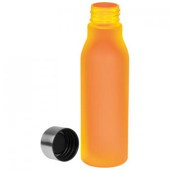 Kunststoff Trinkflasche mit Namensgravur - 0,55l - Farbe: orange