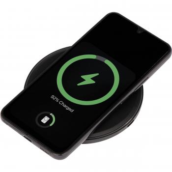 Ladegerät mit LED Anzeige / Wireless Charger mit Gravur