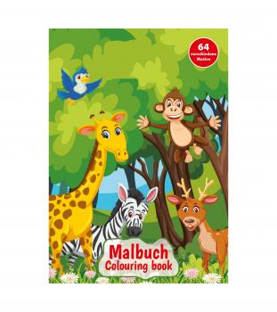 Malbuch / DIN A5 / 64 Seiten / "Giraffe"