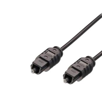 MediaRange Toslink to Toslink optisches Kabel (digital) 1,5m schwarz