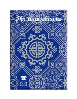 Mini Adressbuch mit Namensgravur - A-Z Register - 8 x 11cm - "Mandala"