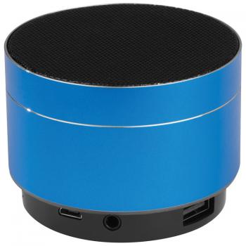 Mini Bluetooth Lautsprecher aus Aluminium / Farbe: blau