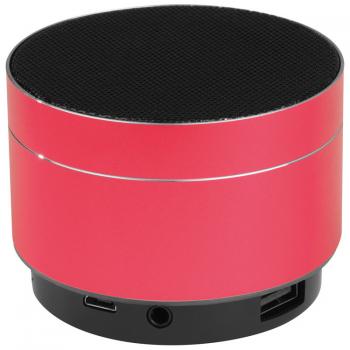 Mini Bluetooth Lautsprecher aus Aluminium / Farbe: rot