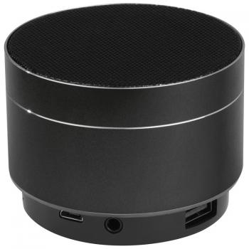 Mini Bluetooth Lautsprecher mit Gravur / aus Aluminium / Farbe: schwarz